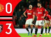 Hasil Manchester United vs Bournemouth Skor 0-3